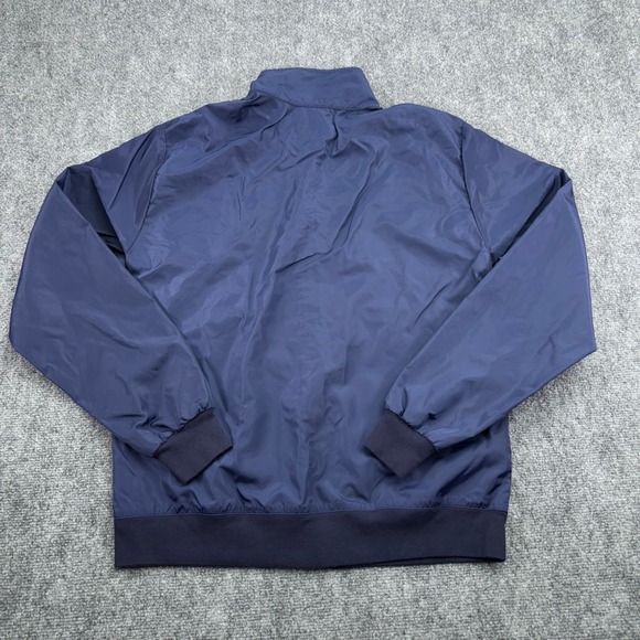 American Apparel‎ Jacket Mens Medium Blue Windbreaker Full Zip Nylon USA LA Made - Picture 8 of 9